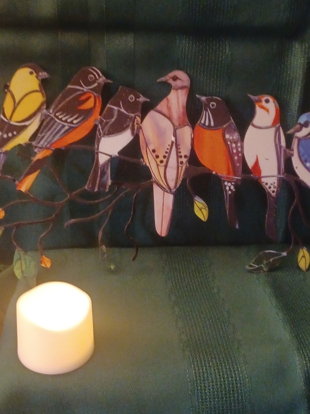 Decorative Multicolor Bird Wall Art - Home Accents